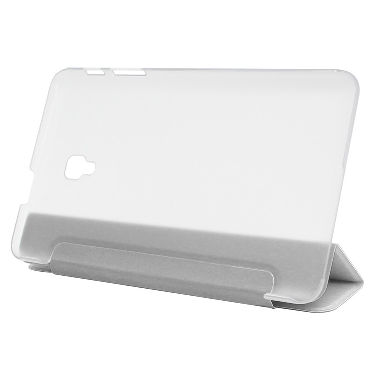 ENKAY Silk Texture Tri-fold Leather Smart Cover with Stand for Samsung Galaxy Tab A 8.0 (2017) T380/T385 - White-4