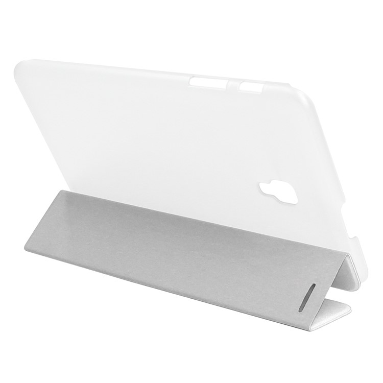 ENKAY Silk Texture Tri-fold Leather Smart Cover with Stand for Samsung Galaxy Tab A 8.0 (2017) T380/T385 - White-5