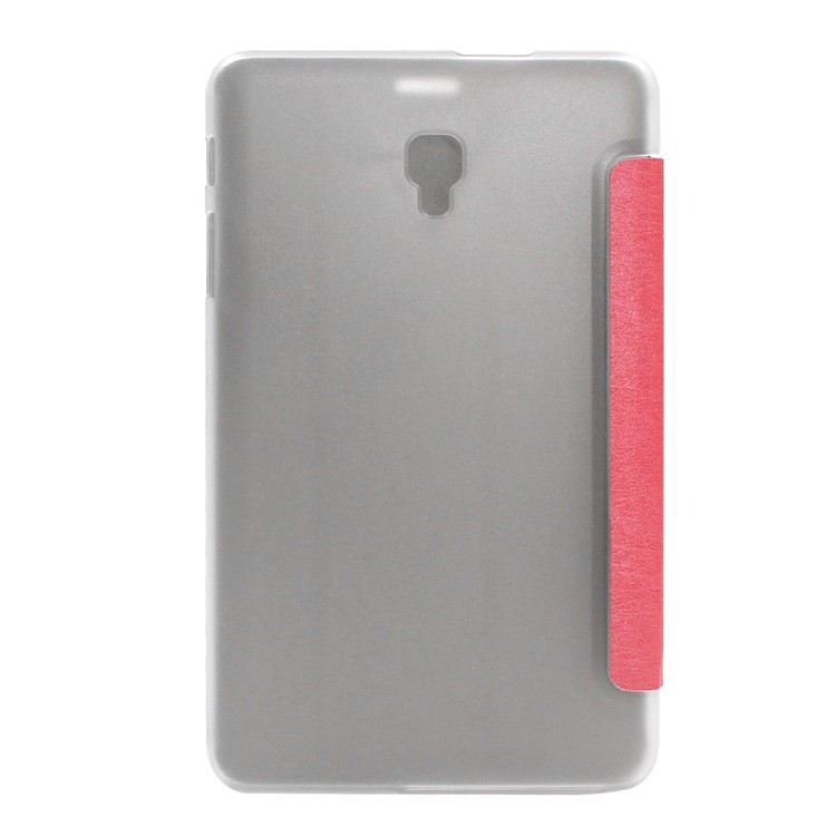 ENKAY Silk Texture Tri-fold Leather Smart Casing with Stand for Samsung Galaxy Tab A 8.0 (2017) T380/T385 - Red-3