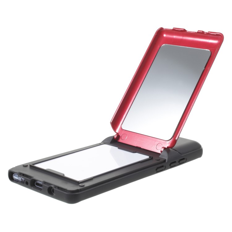 ROAR KOREA PC + TPU Protective Mirror Case with Kickstand for Samsung Galaxy Note 8 SM-N950 - Red-6