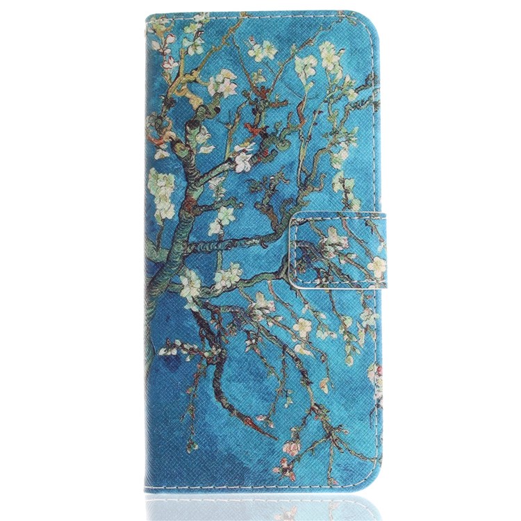 Patterned PU Leather Wallet Stand Protective Mobile Phone Casing for Samsung Galaxy S9+ G965 - Wintersweet-2
