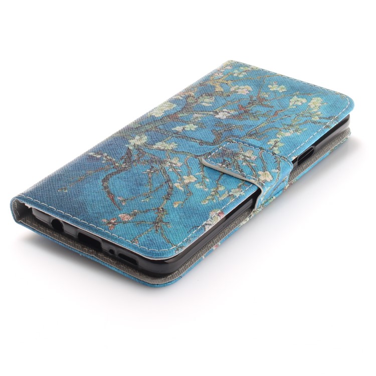 Patterned PU Leather Wallet Stand Protective Mobile Phone Casing for Samsung Galaxy S9+ G965 - Wintersweet-4