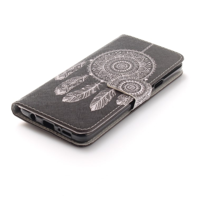 Patterned PU Leather Wallet Stand Protective Cell Phone Cover for Samsung Galaxy S9+ G965 - Dream Catcher-4
