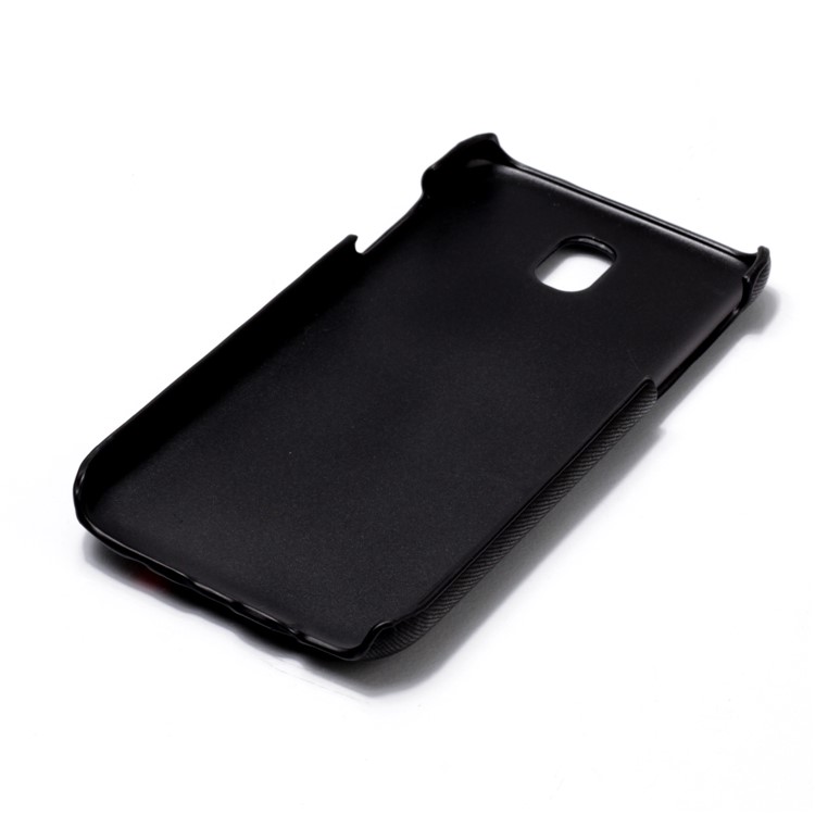 Contrast Color PU Leather Coated PC Back Case for Samsung Galaxy J5 (2017) EU Version / J5 Pro (2017) - Black-6