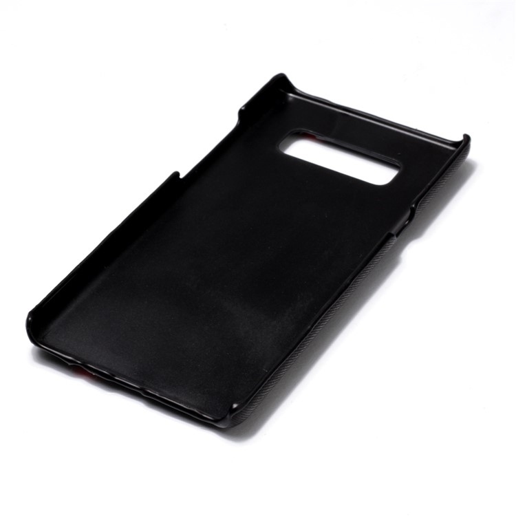 Contrast Color PU Leather Coated PC Mobile Phone Cover for Samsung Galaxy Note 8 SM-N950 - Black-6