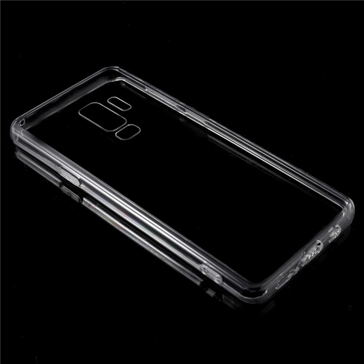 For Samsung Galaxy S9 Plus Crystal Clear Acrylic+ TPU Hybrid Cover - Transparent-3