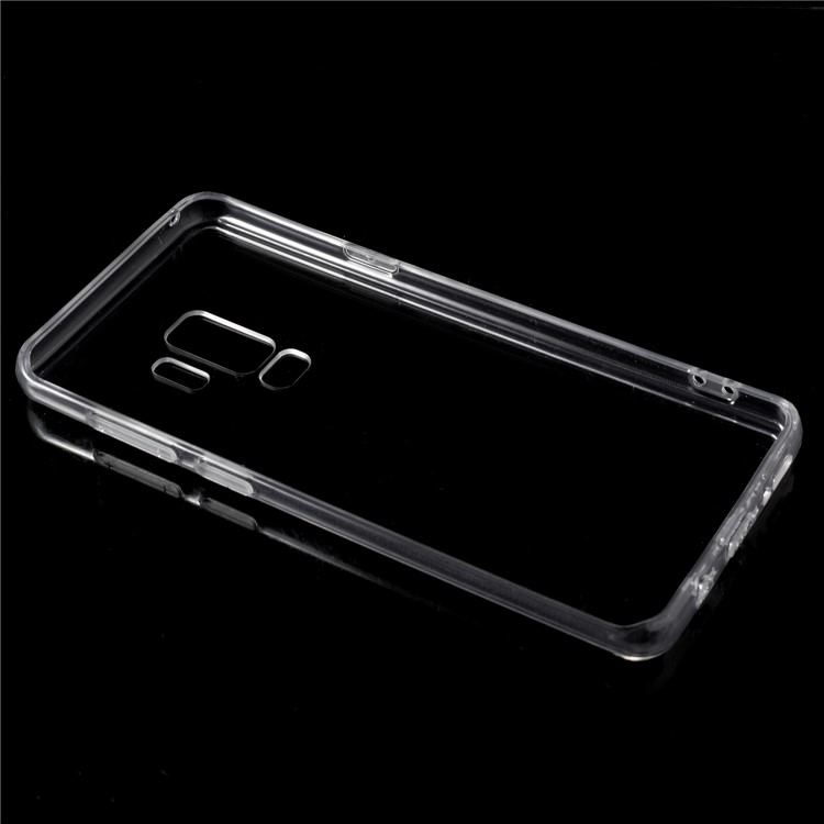 For Samsung Galaxy S9 Plus Crystal Clear Acrylic+ TPU Hybrid Cover - Transparent-4