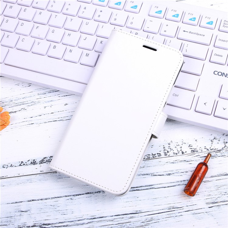 Crazy Horse Leather Wallet Cover for Samsung Galaxy S9+ G965 - White-9