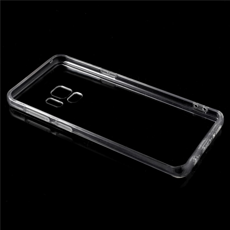 For Samsung Galaxy S9 G960 Crystal Clear Acrylic+ TPU Hybrid Case - Transparent-4