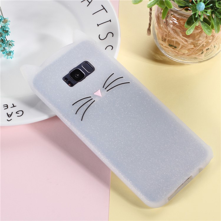 

3D-модный Силиконовый Чехол Для Галактики Samsung S8 SM-G950 - Белый, Galaxy S8