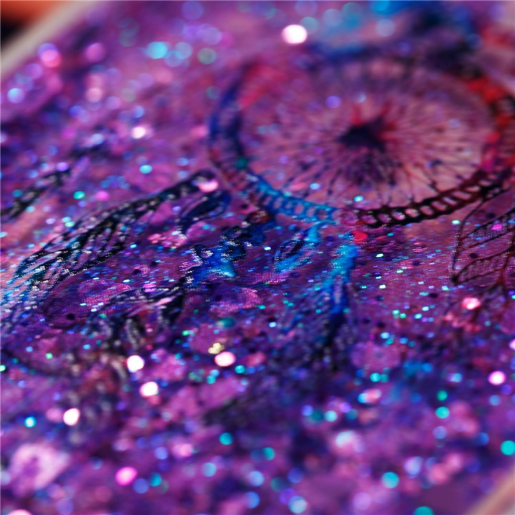 Floating Glitter Powder Quicksand Drop-proof TPU Phone Case for Samsung Galaxy J7 (2016) SM-J710 - Dream Catcher-6