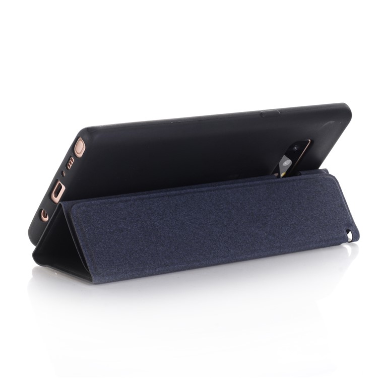 Retro Style Leather Magnetic Stand Phone Case for Samsung Galaxy Note 8 SM-N950 - Black-3