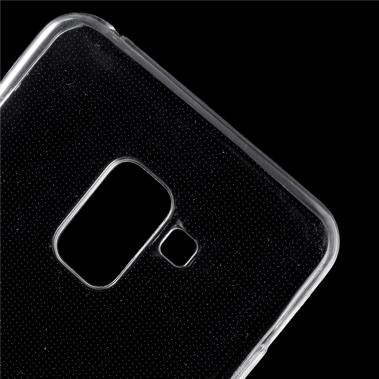 Crystal Clear TPU Cell Phone Case Cover for Samsung Galaxy A8+ (2018) - Transparent-3