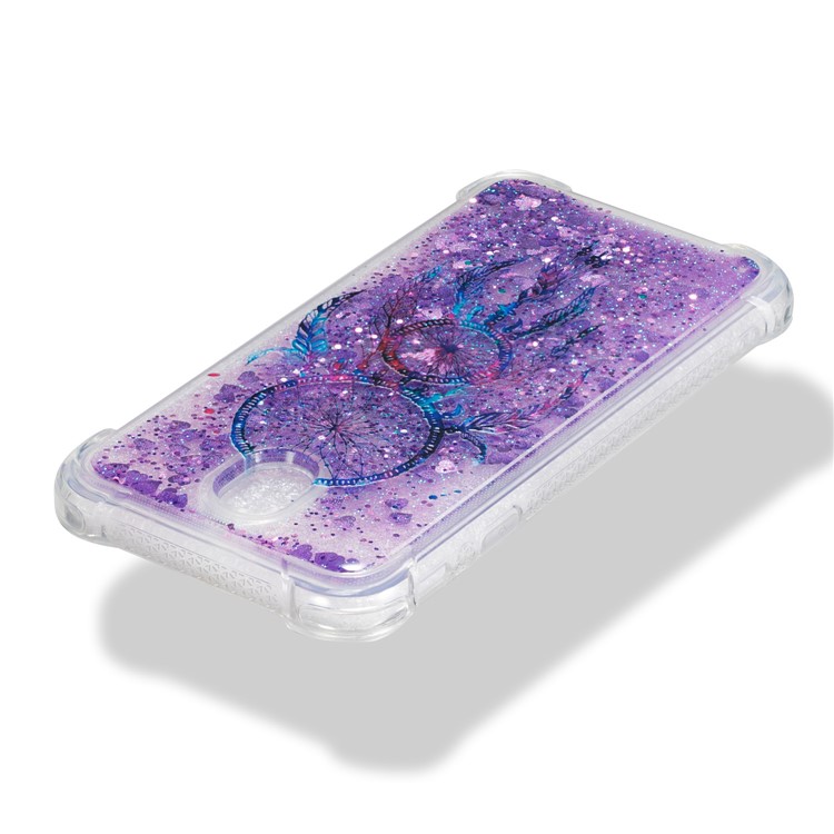 Floating Glitter Powder Quicksand Drop-proof TPU Cover for Samsung Galaxy J7 (2017) EU Version / J7 Pro (2017) - Dream Catcher-2
