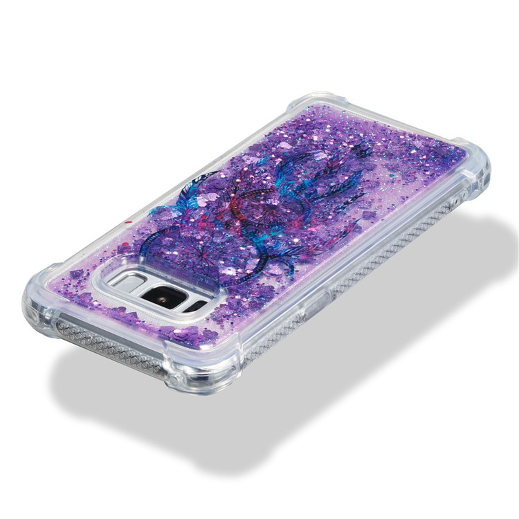 Liquid Glitter Powder Quicksand Shockproof TPU Back Mobile Phone Case for Samsung Galaxy S8 G950 - Dream Catcher-3