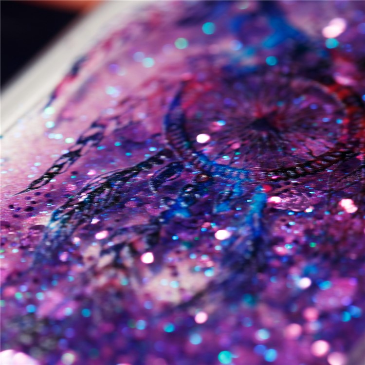 Liquid Glitter Powder Quicksand Shockproof TPU Back Mobile Phone Case for Samsung Galaxy S8 G950 - Dream Catcher-6