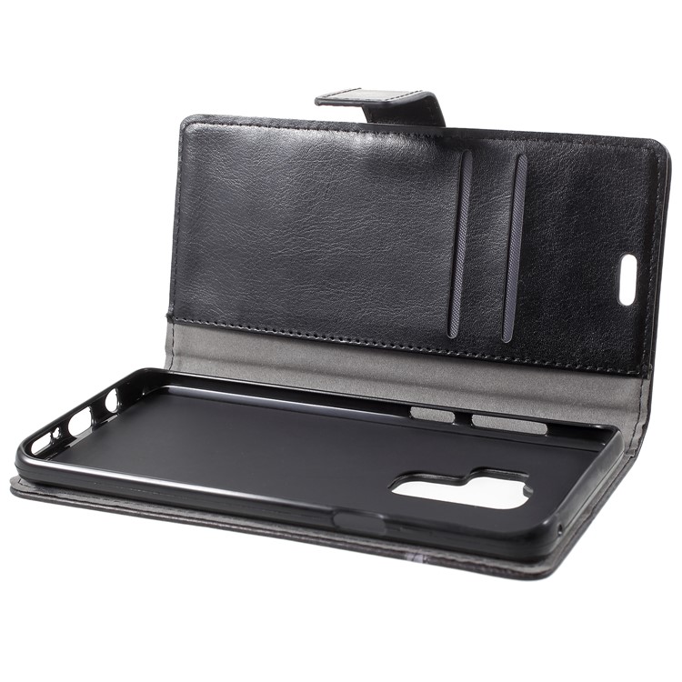 For Samsung Galaxy S9 Plus Patterned PU Leather Wallet Stand Cover - Grey Wolf-5