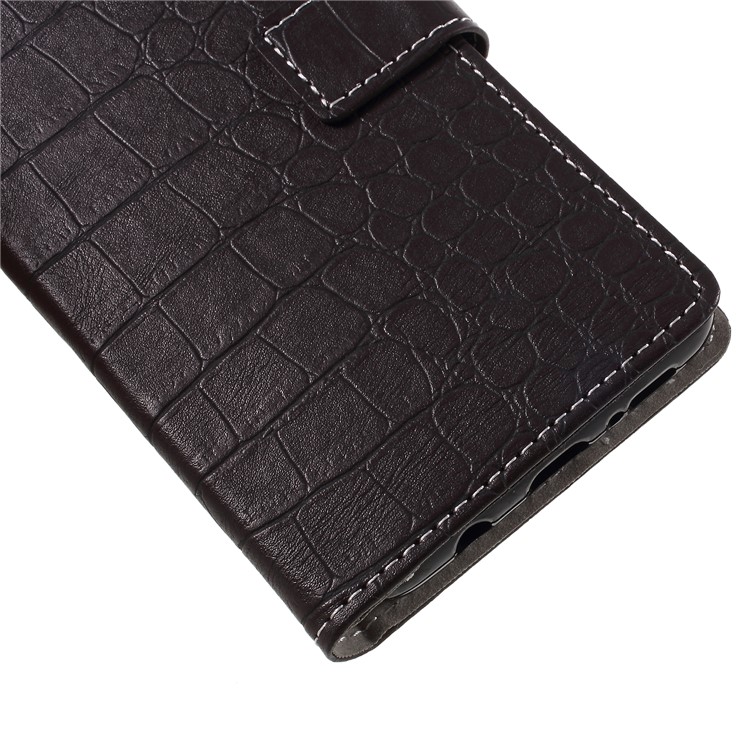 Crocodile Texture PU Leather Wallet Stand Case for Samsung Galaxy S9 Plus G965 - Black-5
