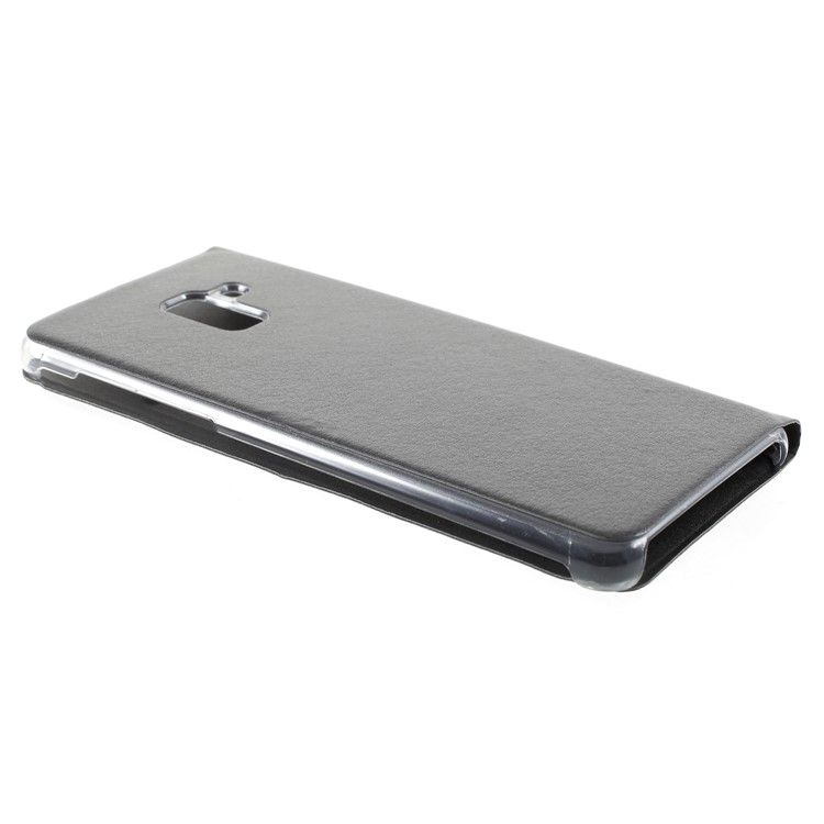 PU Leather Phone Case with Card Slot for Samsung Galaxy A8 (2018) - Black-4