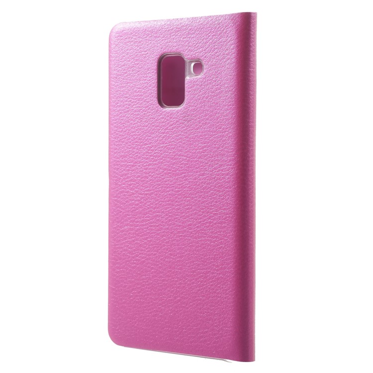PU Leather Phone Cover with Card Slot for Samsung Galaxy A8 (2018) - Rose-2