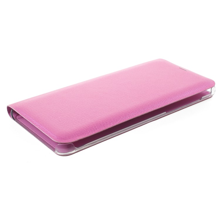 PU Leather Phone Cover with Card Slot for Samsung Galaxy A8 (2018) - Rose-4