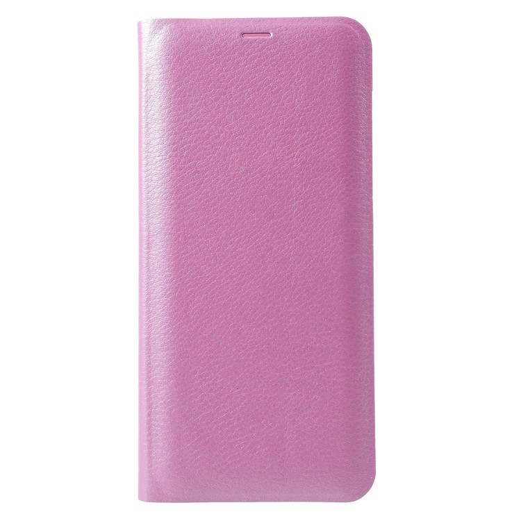 PU Leather Phone Shell with Card Slot for Samsung Galaxy A8 (2018) - Pink-1