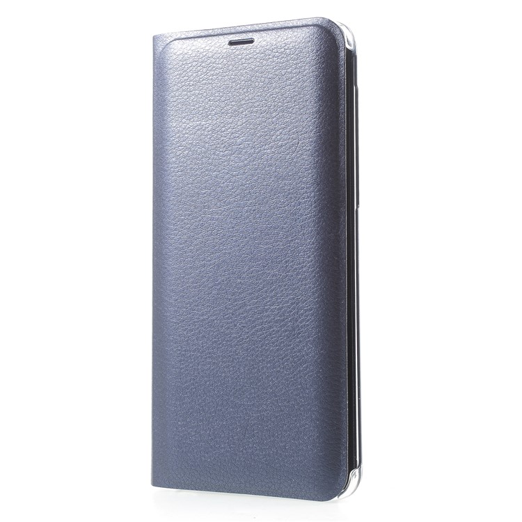 PU Leather Mobile Phone Case with Card Slot for Samsung Galaxy A8 (2018) - Dark Blue-3