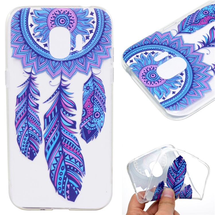 Pattern Printing TPU Case for Samsung Galaxy J2 Pro 2018 - Dream Catcher-1