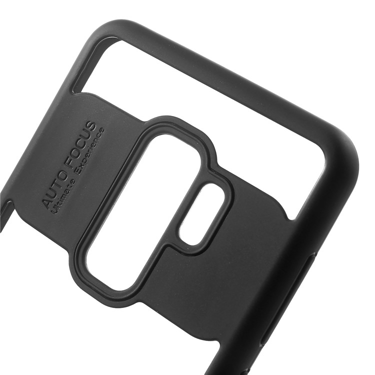 Transparent Acrylic Back + TPU Frame Hybrid Mobile Phone Case for Samsung Galaxy S9+ - Black-3