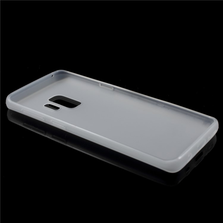 Double-sided Matte TPU Case for Samsung Galaxy S9 - White-4