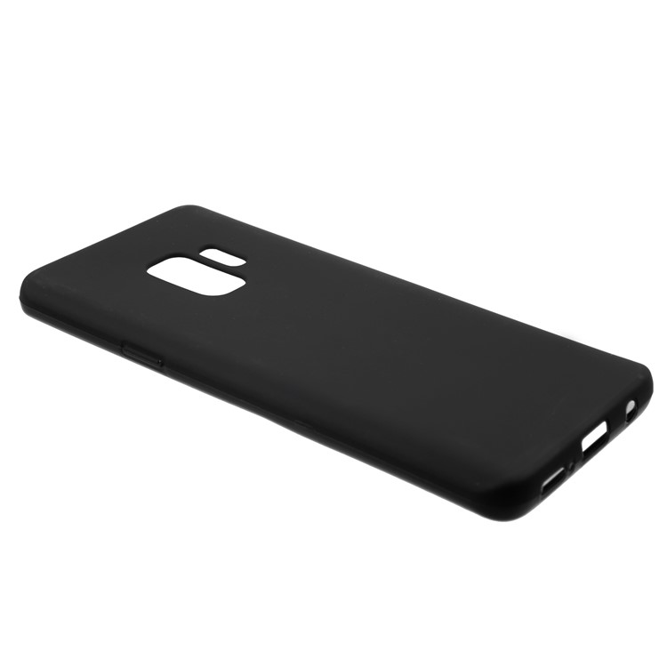 Double-sided Matte TPU Cover for Samsung Galaxy S9 - Black-2