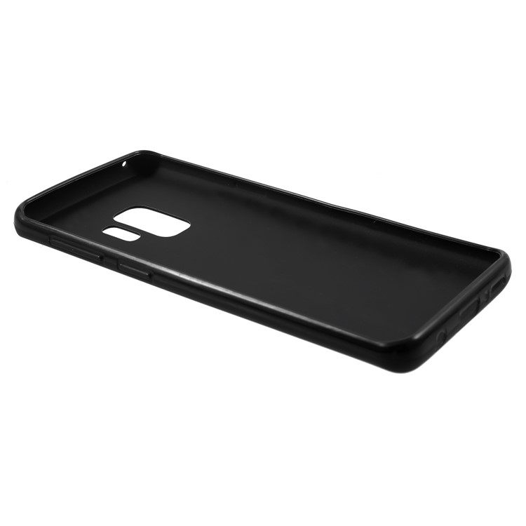 Double-sided Matte TPU Cover for Samsung Galaxy S9 - Black-3