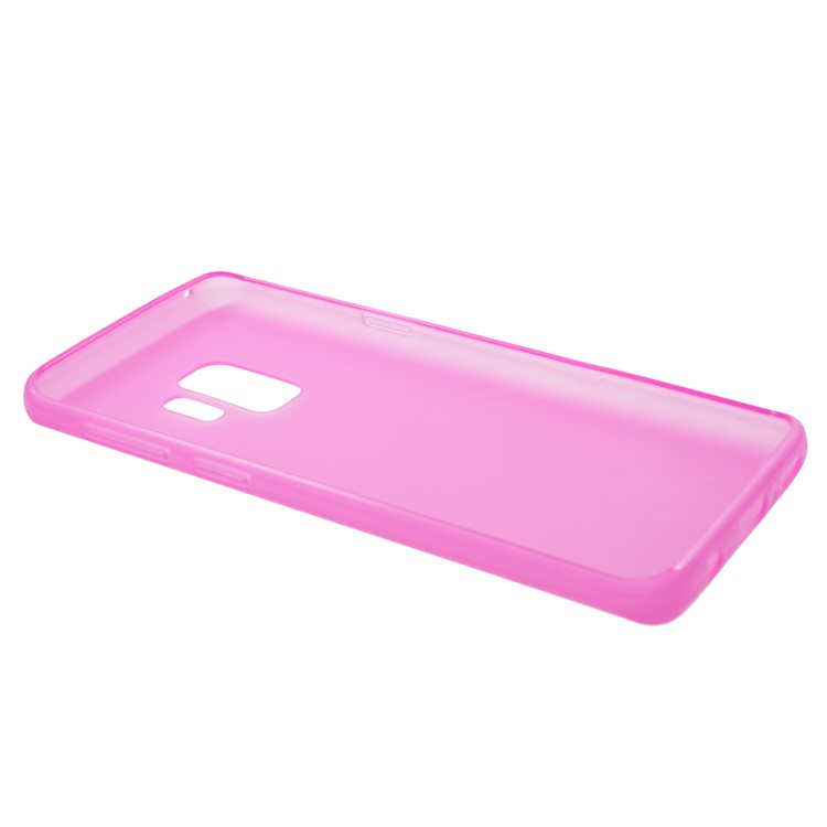 Double-sided Matte TPU Casing for Samsung Galaxy S9 - Rose-3