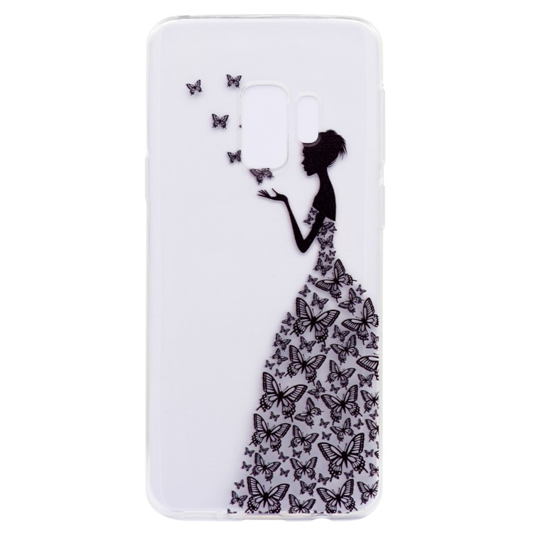 For Samsung Galaxy S9 Patterned Soft TPU Phone Case - Butterfly Fairy-2