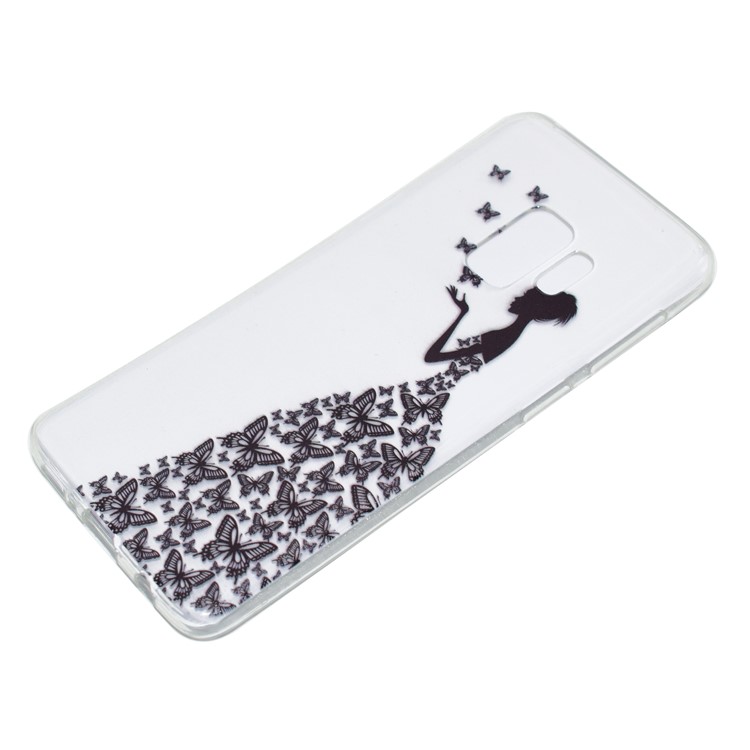 For Samsung Galaxy S9 Patterned Soft TPU Phone Case - Butterfly Fairy-3