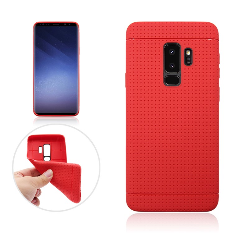 Dream Mesh TPU Phone Shell Case for Samsung Galaxy S9+ G965 - Red-1