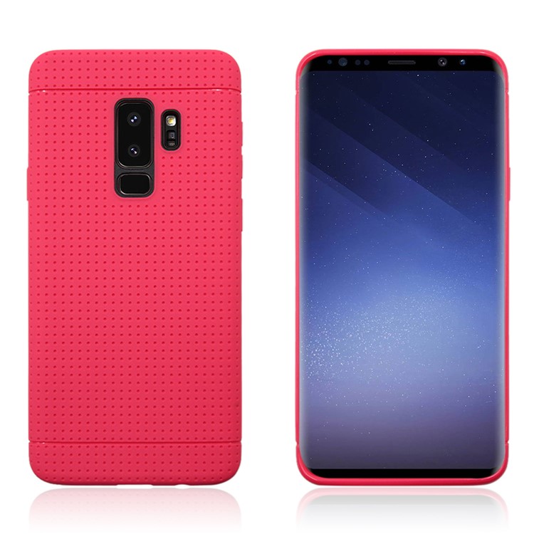 Dream Mesh TPU Cover Shell for Samsung Galaxy S9 - Rose-2