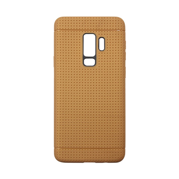 Dream Mesh TPU Shell Cover Case for Samsung Galaxy S9 - Brown-4