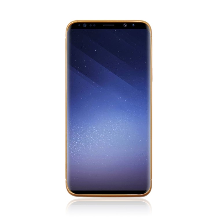 Dream Mesh TPU Shell Cover Case for Samsung Galaxy S9 - Brown-5