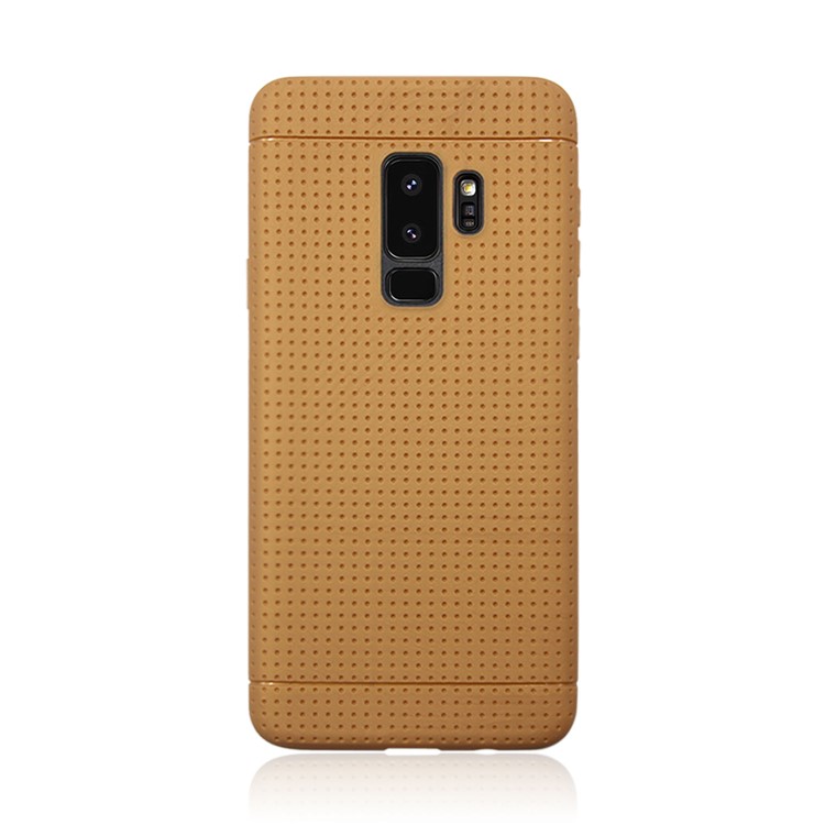 Dream Mesh TPU Shell Cover Case for Samsung Galaxy S9 - Brown-6