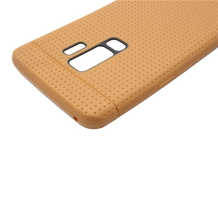 Dream Mesh TPU Shell Cover Case for Samsung Galaxy S9 - Brown-7