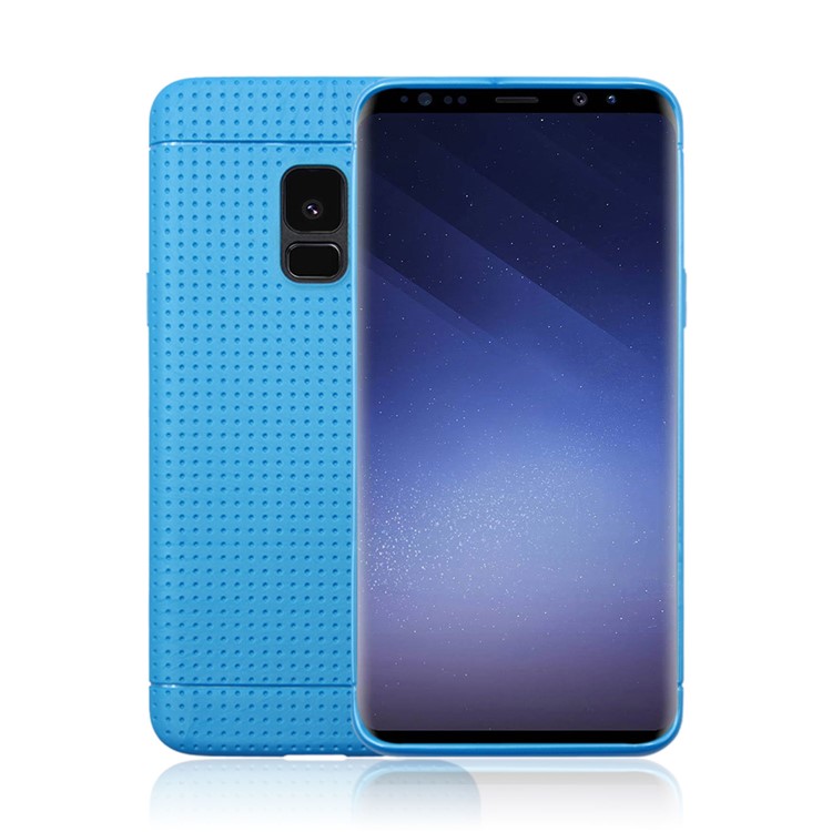 Dream Mesh TPU Cover Shell for Samsung Galaxy S9 - Blue-3