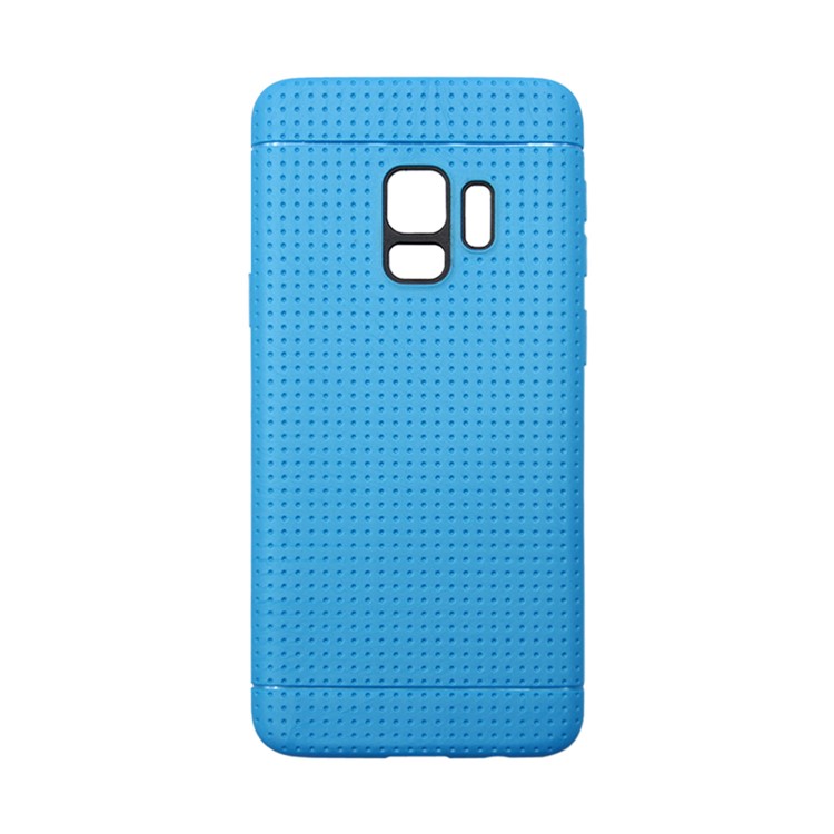 Dream Mesh TPU Cover Shell for Samsung Galaxy S9 - Blue-4
