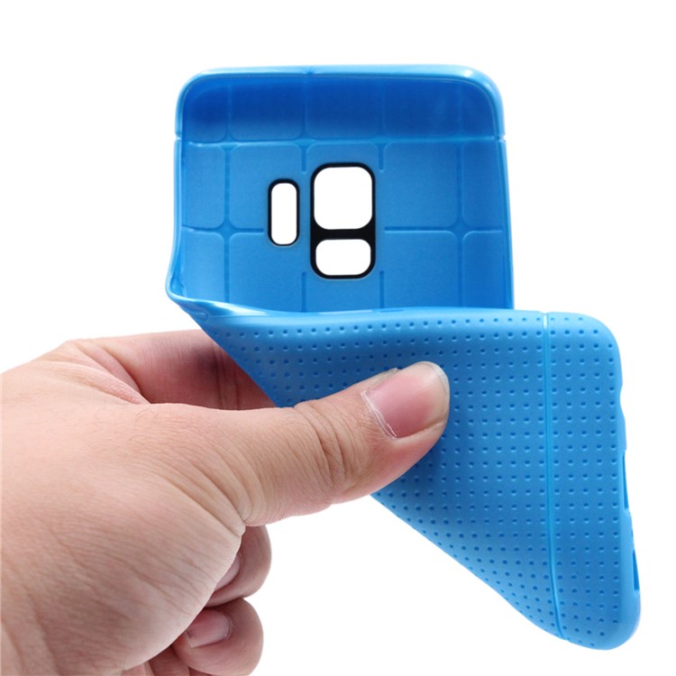 Dream Mesh TPU Cover Shell for Samsung Galaxy S9 - Blue-6