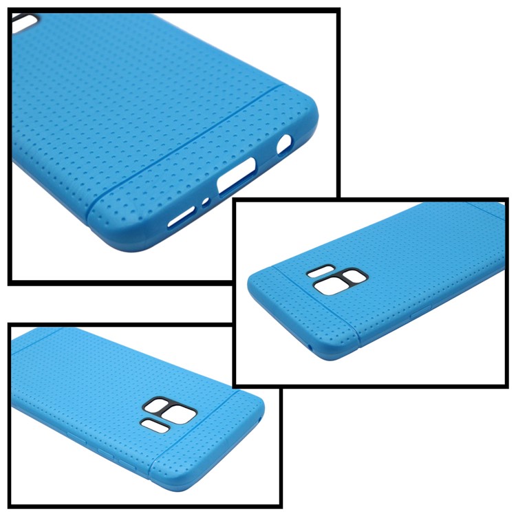 Dream Mesh TPU Cover Shell for Samsung Galaxy S9 - Blue-7
