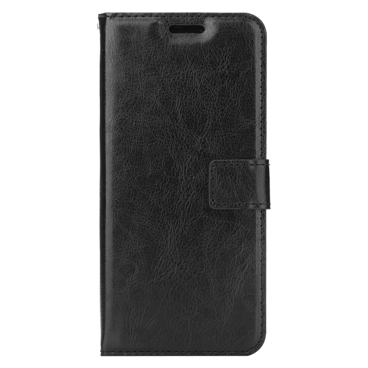 BTRCASE Crazy Horse Grain Leather Wallet Flip Cover Case for Samsung Galaxy S9+ G965 - Black-2