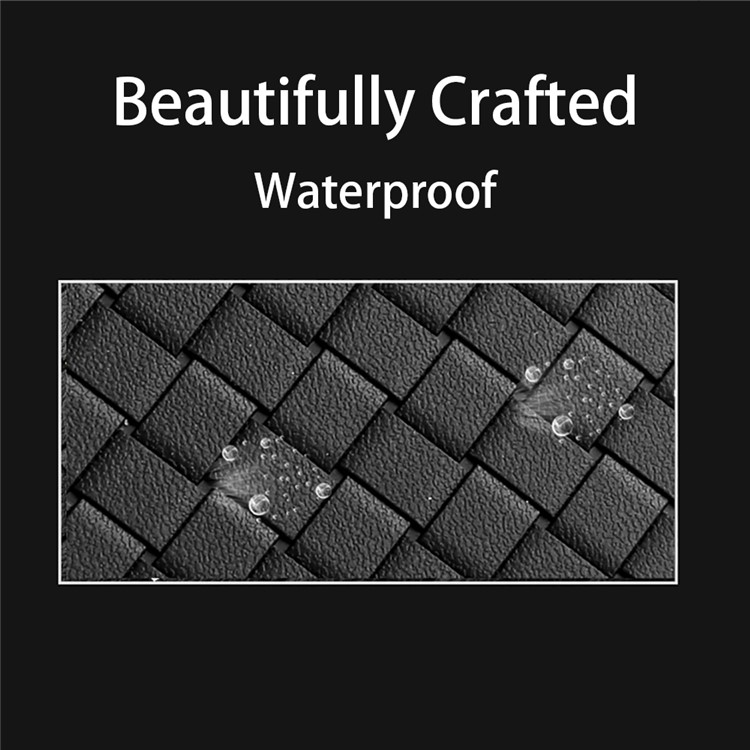 Woven Pattern Soft TPU Case for Samsung Galaxy Note 8 - Black-3
