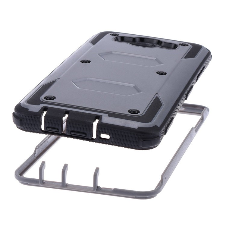 2-in-1 Heavy Duty PC + TPU Belt Clip Kickstand Mobile Case for Samsung Galaxy J5 (2016) - Black-6