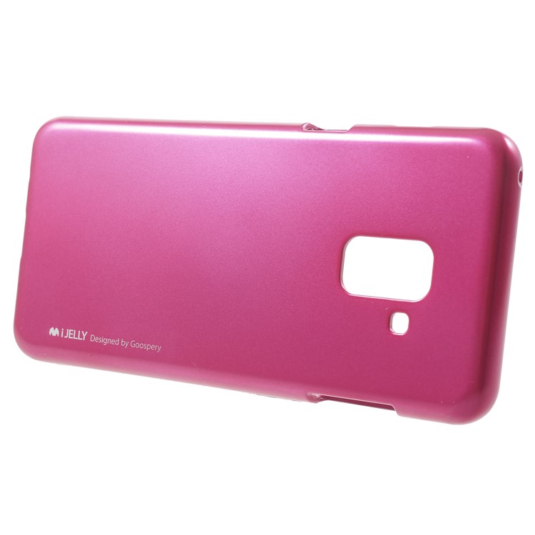 MERCURY GOOSPERY i JELLY Metallic TPU Mobile Phone Case for Samsung Galaxy A8 (2018) - Rose-2