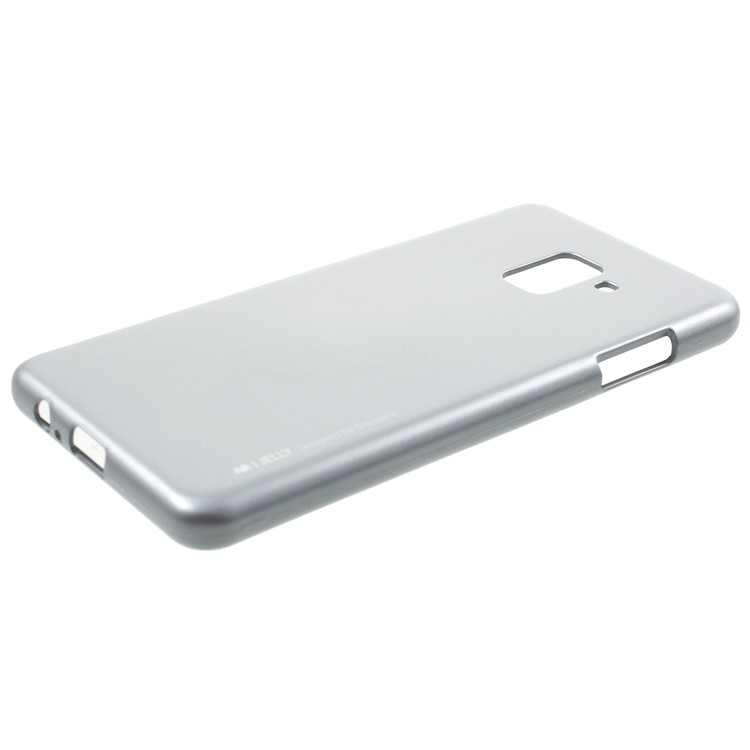 MERCURY GOOSPERY i JELLY Metallic TPU Mobile Phone Shell for Samsung Galaxy A8 (2018) - Grey-2